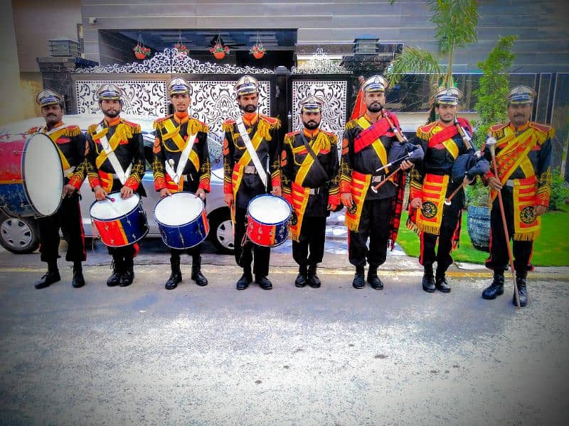 Fauji Band Party/Dhol for mendi & barat event/Pipe band/foji band baj 8