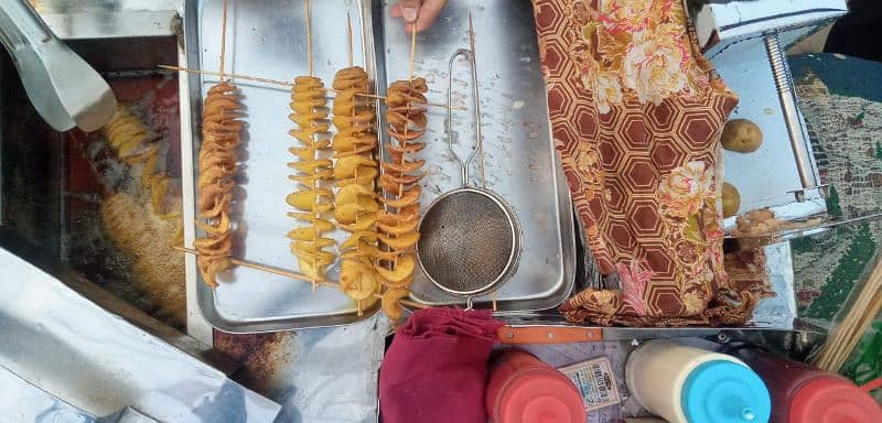 Table top + fryer machine 4