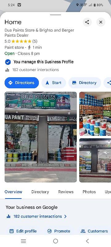 paint shop for sale in Mohra Chowk wah cant 0