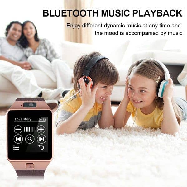 Dz09 Bluetooth Smartwatch, Supported micro Sim card 7