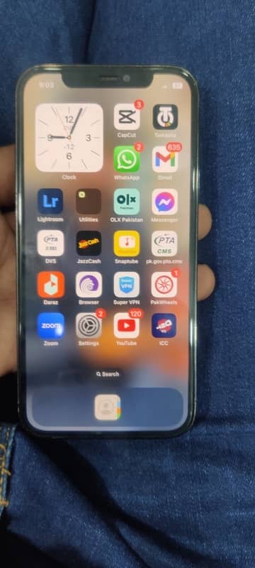 I phone 12 pro pta aproved 256 gb 5