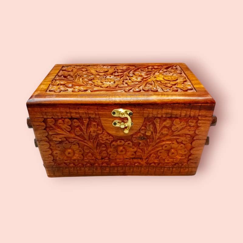 Wooden Jewellery Tralli Box- Size-6x9 1