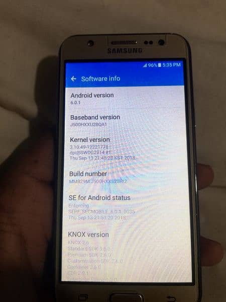 samsung j5 10/10 no any falut official pta aproove 3