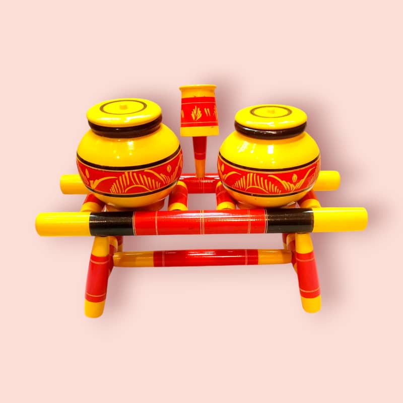 Handmade Wooden Garvi Set – Large 1