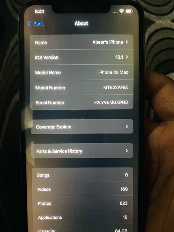 Iphone Xs max 64gb golden color 7