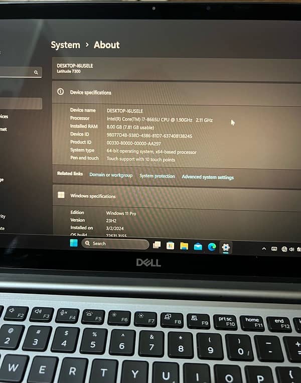 Dell Latitude 7300 6