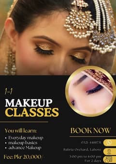 1-1 Makeup classes / full glam Makeup class / Signature Makeup class