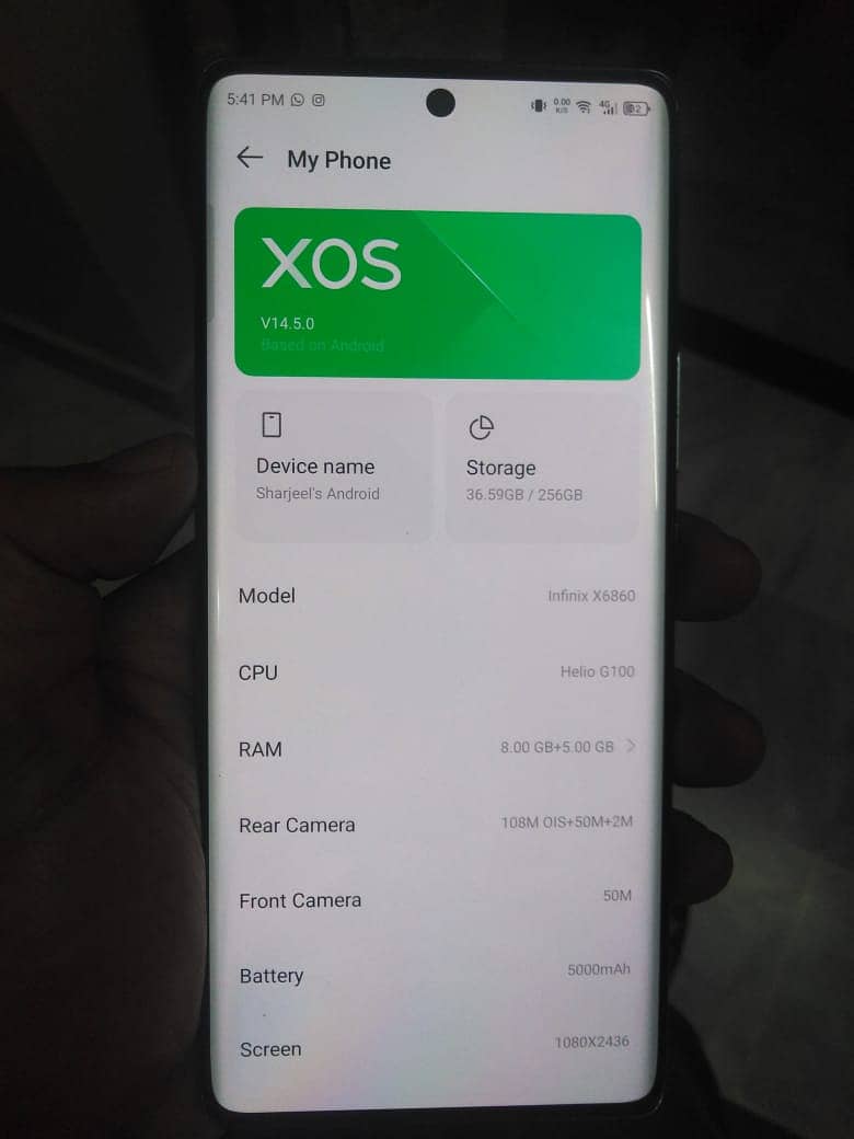 Infinix Zero 40 Just box opened Urgent sale 3