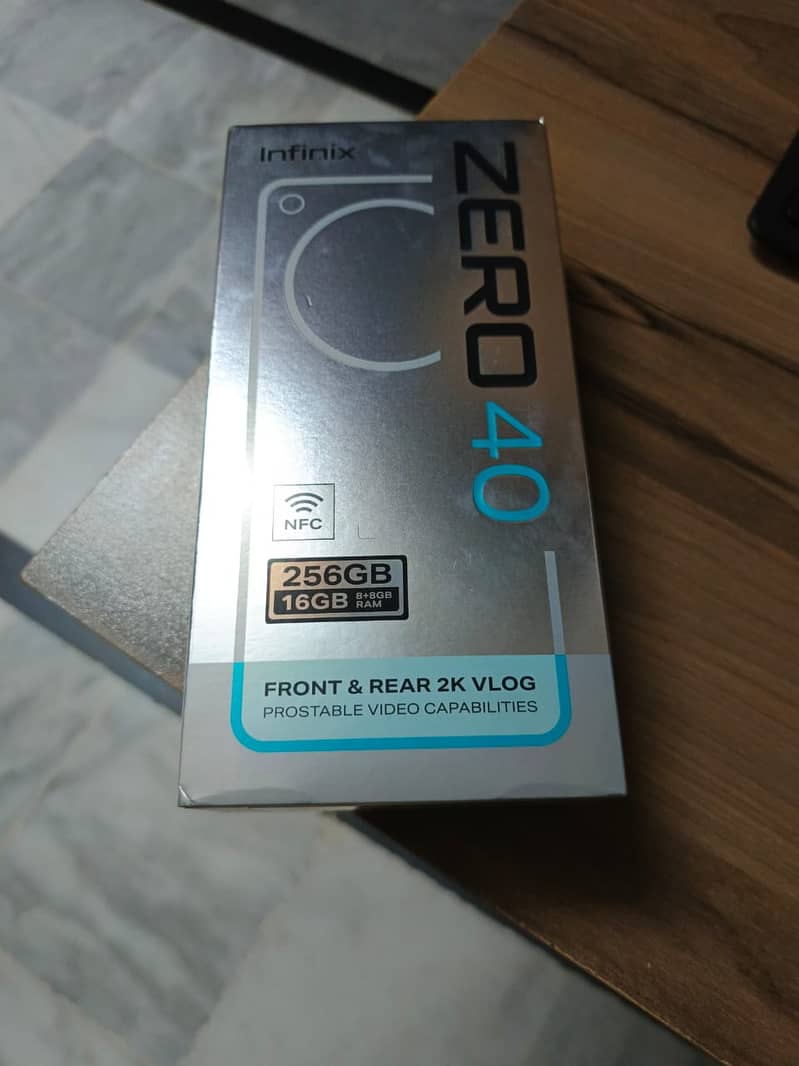 Infinix Zero 40 Just box opened Urgent sale 5