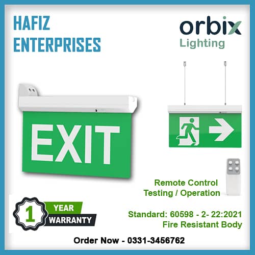 Orbix Lighting - Emergency Exit Light - Exit Signs 0