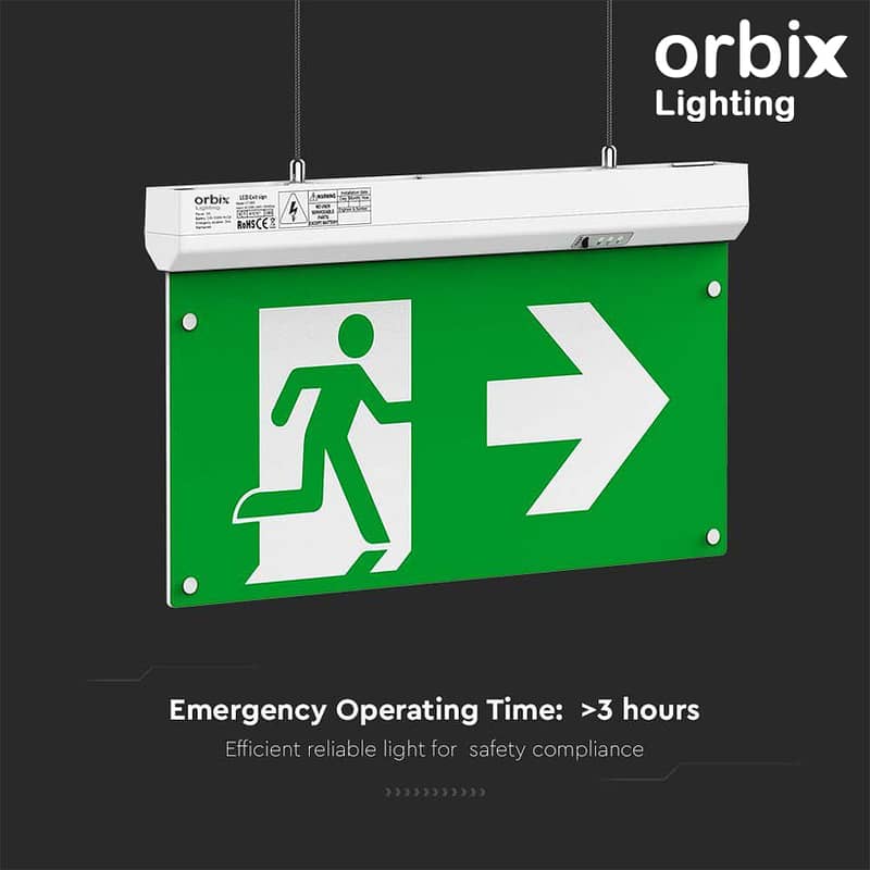 Orbix Lighting - Emergency Exit Light - Exit Signs 3