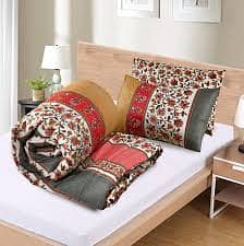 Polyester Heavy Bed Razai Quilt Vicky Lucky Razi Random Colours