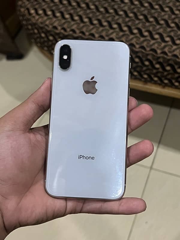 iphone x PTA approved 64 gb white 1