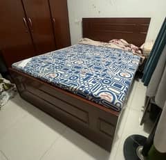 Queen Size double bed with Molty form Mattress