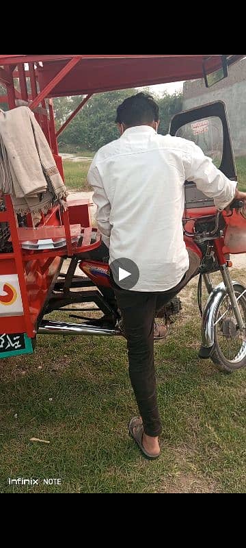 United Rikhsha Bike 21 Model Red Colour Copy letter all ok Body New 5