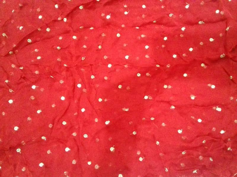 Red 3psc silk dress 3