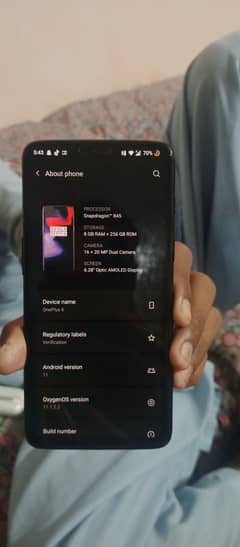 OnePlus 6 8gb/256gb