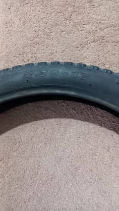 70 cc bike tyre and tube for sale in good condition