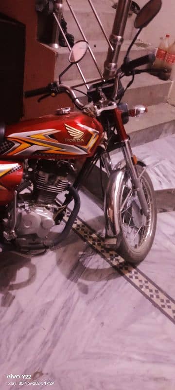 CG Honda 125 new model for sell 2025 open letter 2