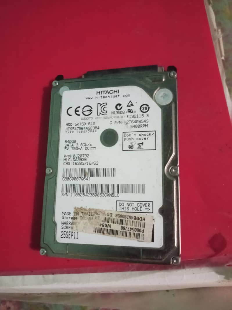 640 GB Sata HDD 2