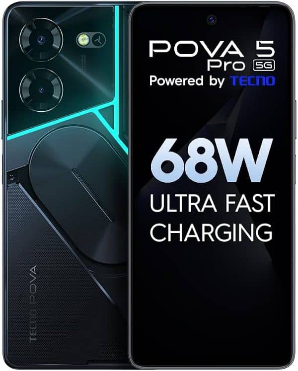 "Tecno pova 5 pro 5G "_ 68 Watt Charger_*Dimensity 6080*_5G processer 0