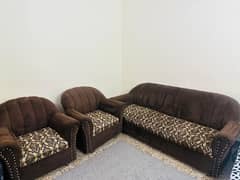 Stylish Brown Sofa Set for Sale