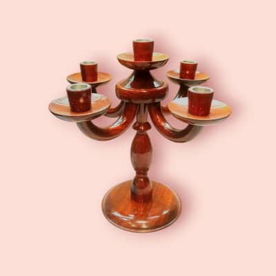 Candle Stand Pure Shesham Wood No Ratings