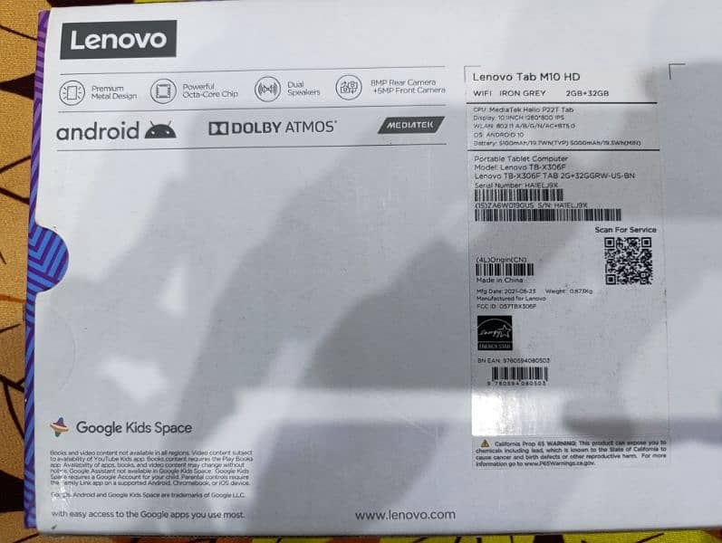 Lenovo tab M10 HD 1