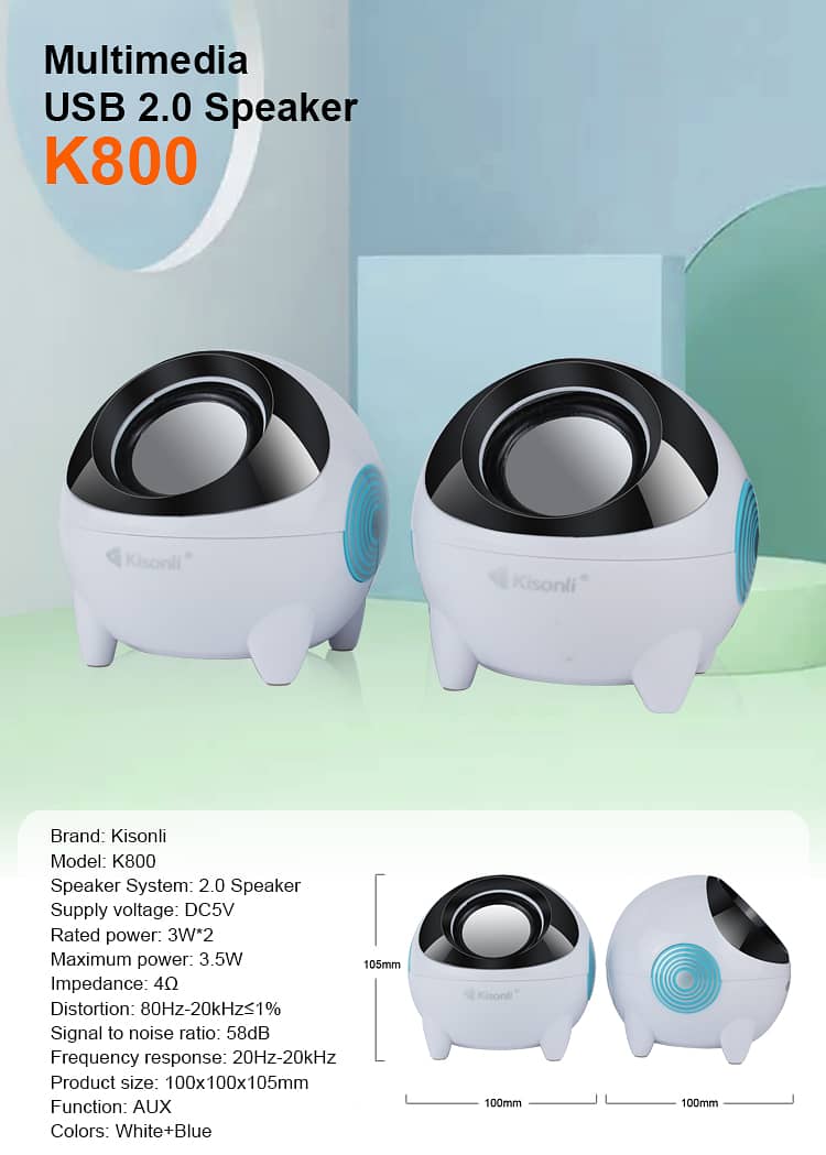 Kisonli V310 Multimedia Computer Speaker System 2