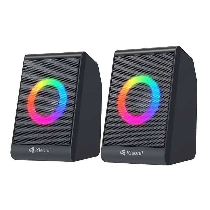 Kisonli V310 Multimedia Computer Speaker System 6