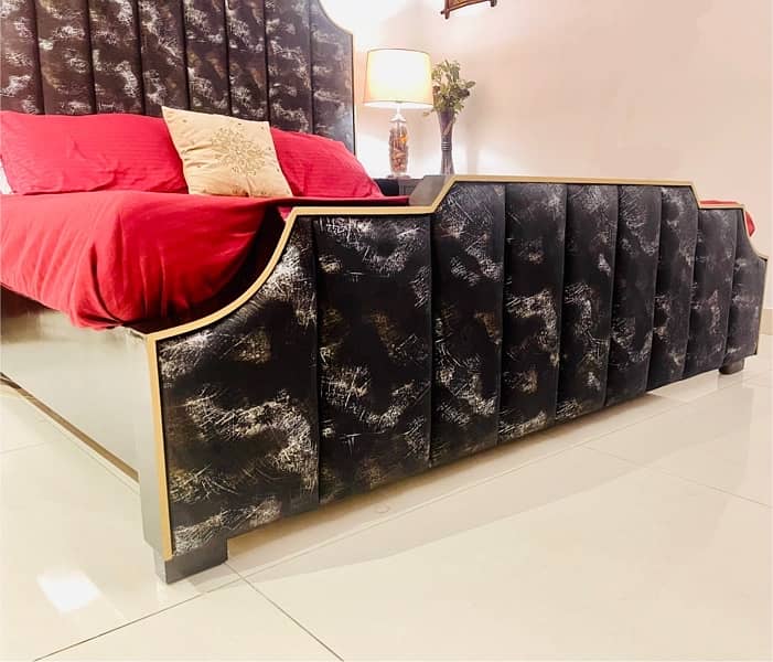 designer high back padded bedsets on urgent sale 3