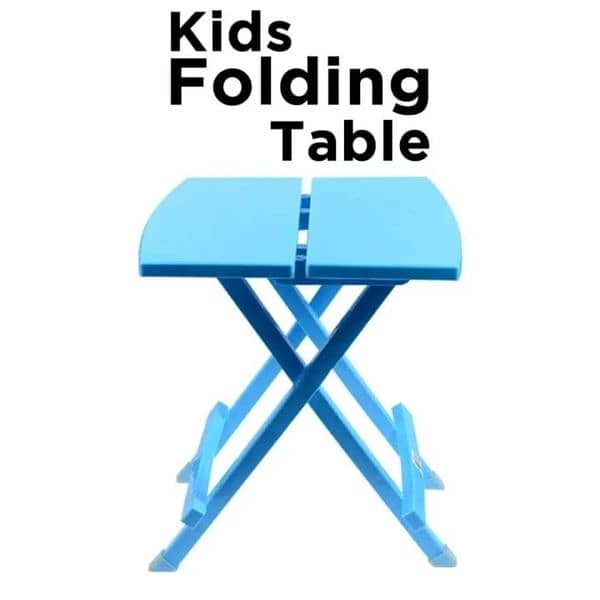 Plastic Foldable Kids Table &  Chair Set 3