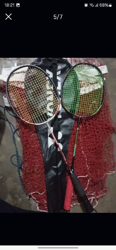 Yonex Dura 10 Yonex Power Muscle And Victor Net 2