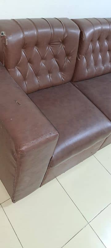 sofa set in leather L shape 1