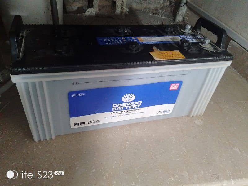 Daewoo battery 180 DIB 1.5 year used 1