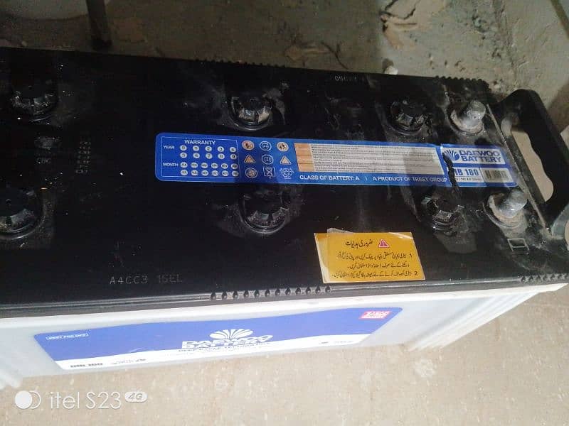 Daewoo battery 180 DIB 1.5 year used 2