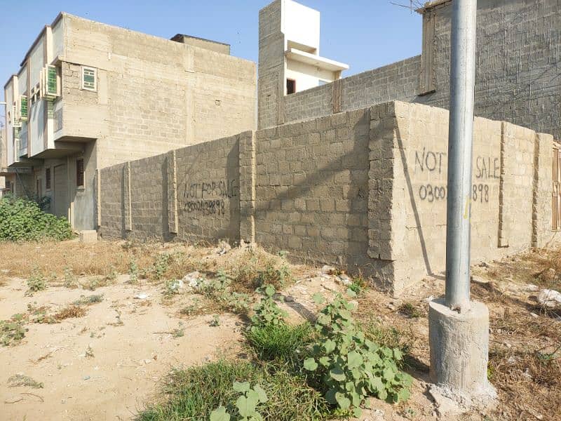 120 square yards plot for sale in Roti corporation Gulshan e maymar 8