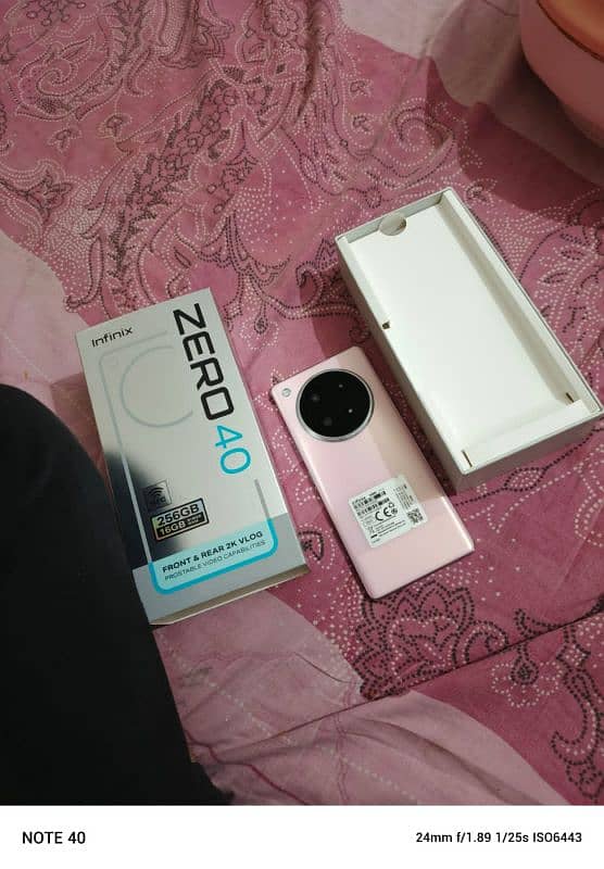 Infinix zero 40 pink read full add 0