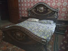 Bed with dressing  mirror