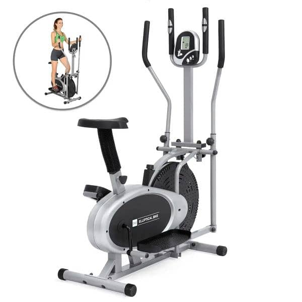 2 in 1 Elliptical Machine and Exercise Bike for Home and Gym 1