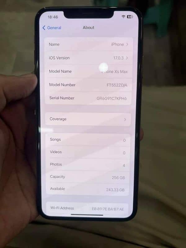 iphone xs max 256Gb PTA Approved 1