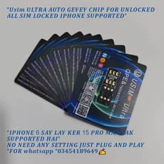 AUTO JV CHIP AVAILBLE FOR ALL SIM LOCKED IPHONE SUPPORTED