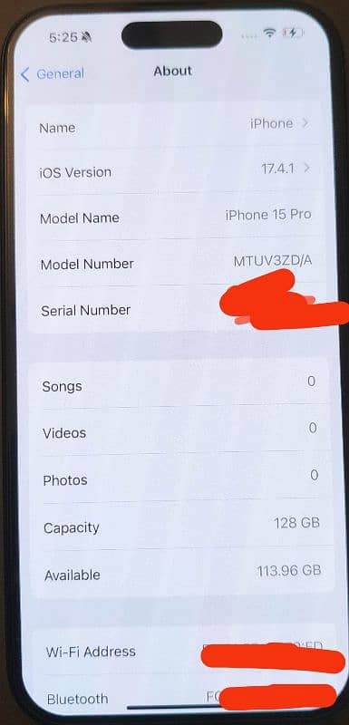 iphone 15 pro 128 GB 3