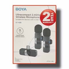 Boya V10 Wireless mic boya v2 ,boya v20 microphone v1 v10