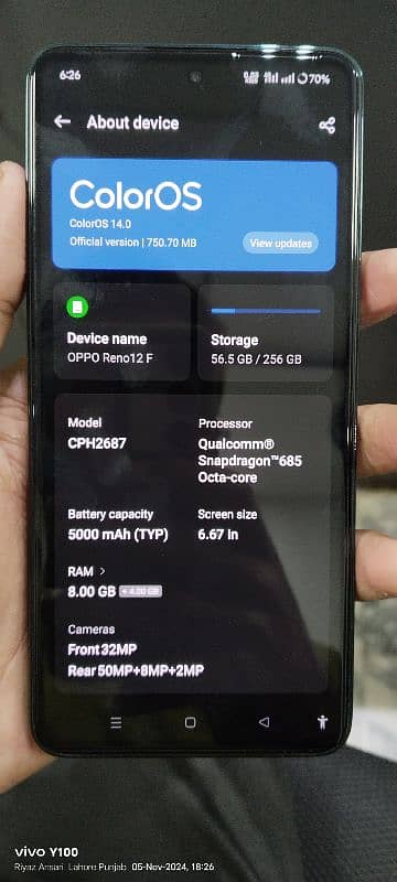 OPPO RENO 12F 5G 5