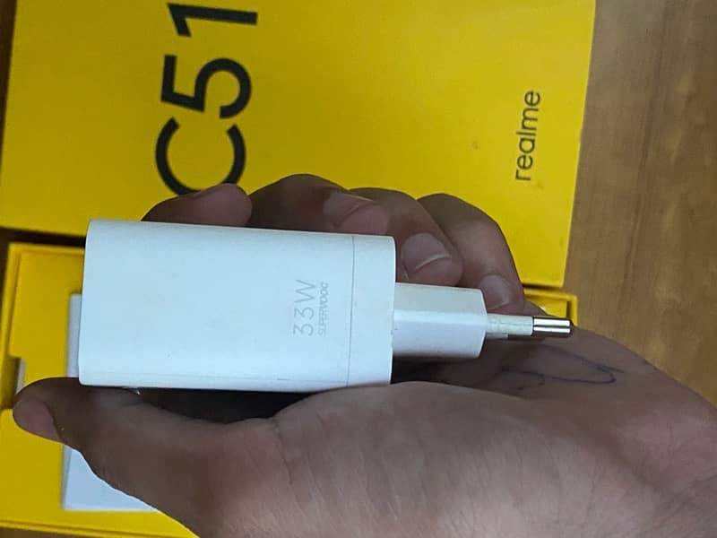 Realme C51 Complete Box with 33w genuine Charger ( Only Cash ) 13