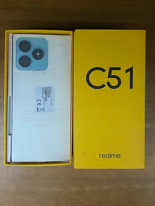 Realme C51 Complete Box with 33w genuine Charger ( Only Cash ) 1