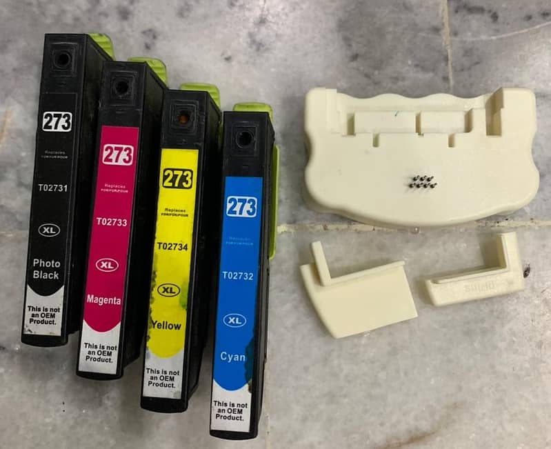 New and Reusable Ink Cartridges with Chipresetters 5