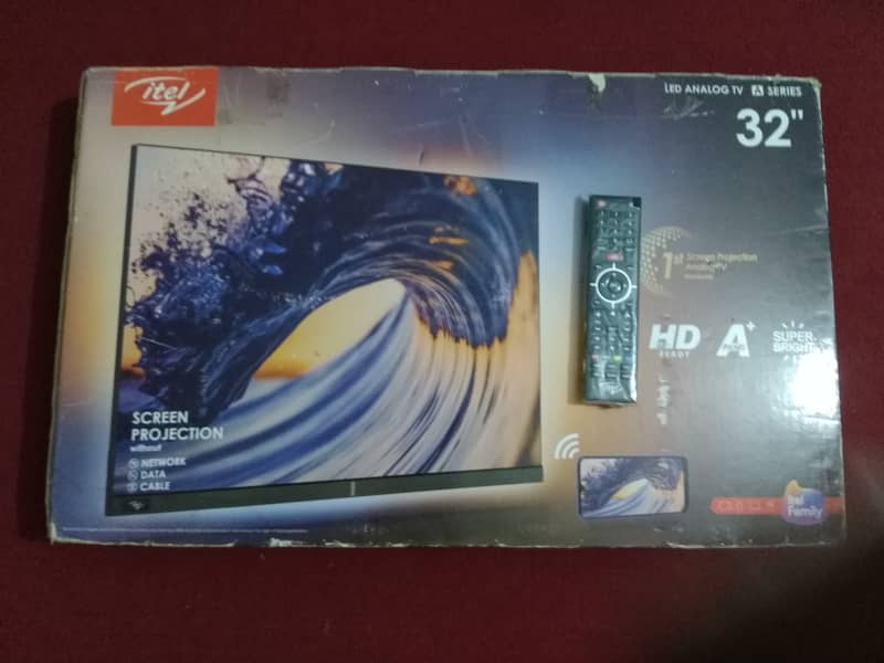 Itel 32 inch led tv with all original accessories 2