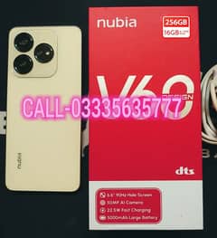 NUBIA V60 16GB RAM 256GB STORAGE 12 MONTHS WARRANTY CALL=03127566633